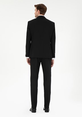 PİERRE CARDİN Sıyah Erkek Slim Takım Elbise