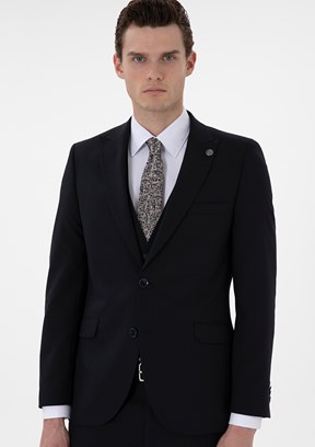 PİERRE CARDİN Lacıvert Erkek Ultra Slim Takım Elbise