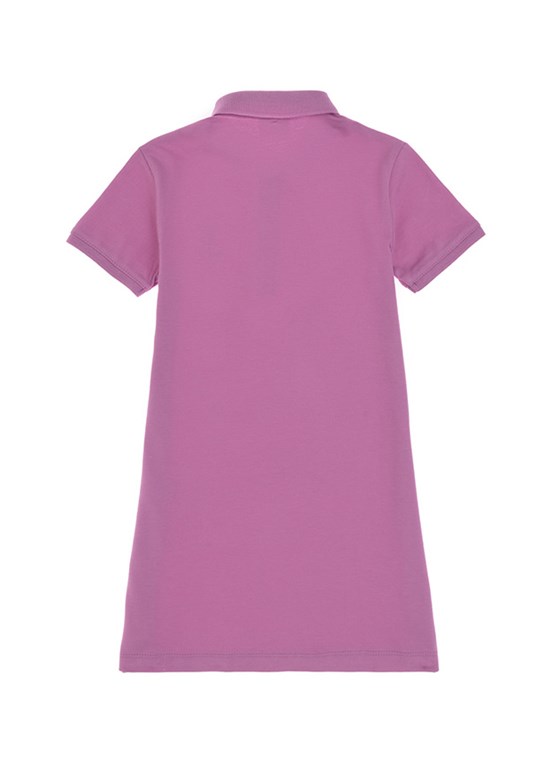 US POLO ASSN Pembe Kız Çocuk Örme Elbise