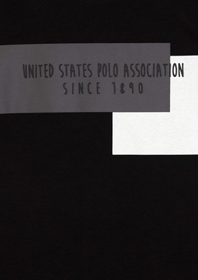 US POLO ASSN Siyah Erkek Çocuk Örme T-Shirt