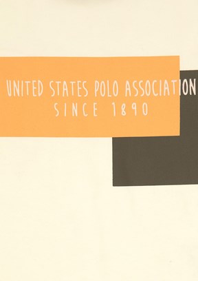 US POLO ASSN Beyaz Erkek Çocuk Örme T-Shirt