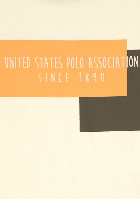 US POLO ASSN Beyaz Erkek Çocuk Örme T-Shirt