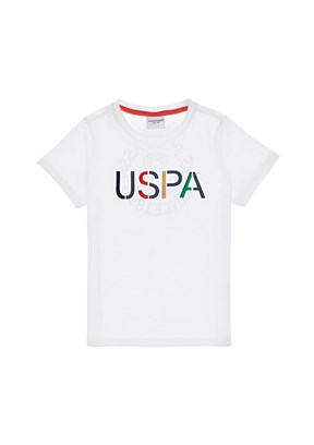 US POLO ASSN Beyaz Erkek Çocuk Regular T-Shirt