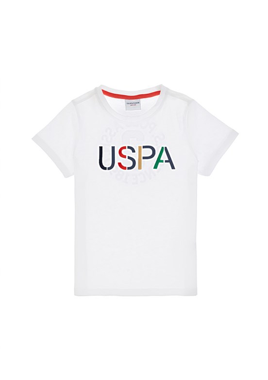 US POLO ASSN Beyaz Erkek Çocuk Regular T-Shirt