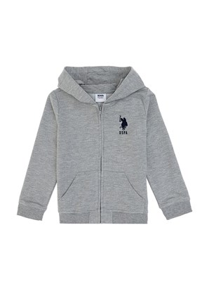 US POLO ASSN Gri Erkek Çocuk Örme Sweatshirt