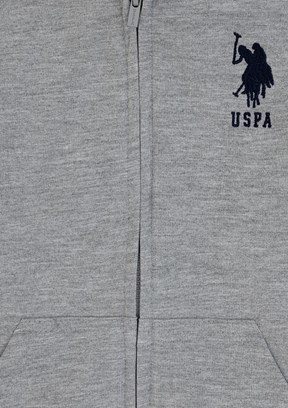 US POLO ASSN Gri Erkek Çocuk Basic Sweatshirt