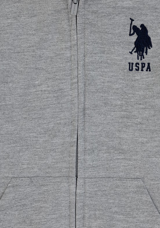 US POLO ASSN Gri Erkek Çocuk Basic Sweatshirt