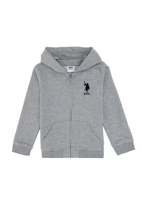 US POLO ASSN Gri Erkek Çocuk Basic Sweatshirt