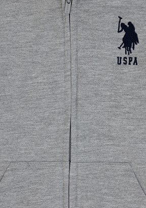 US POLO ASSN Gri Erkek Çocuk Basic Sweatshirt