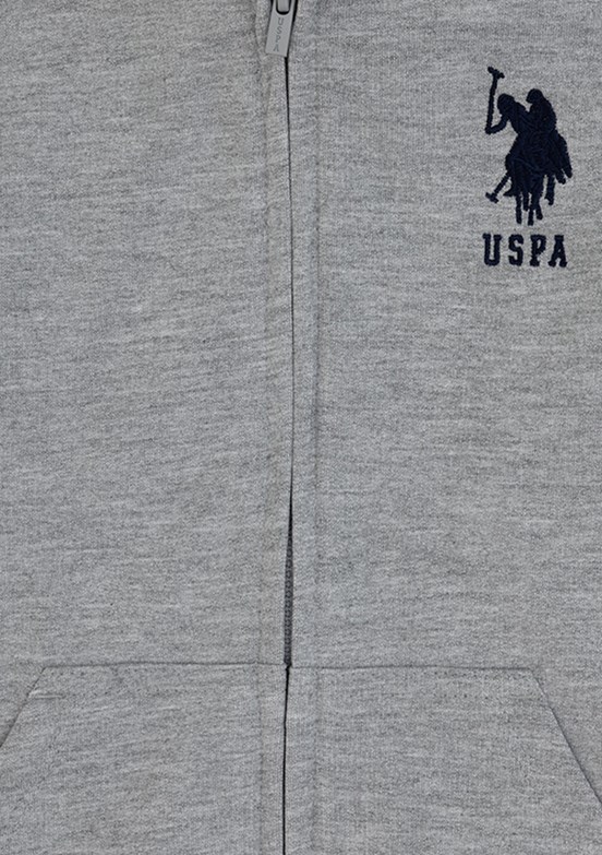 US POLO ASSN Gri Erkek Çocuk Basic Sweatshirt