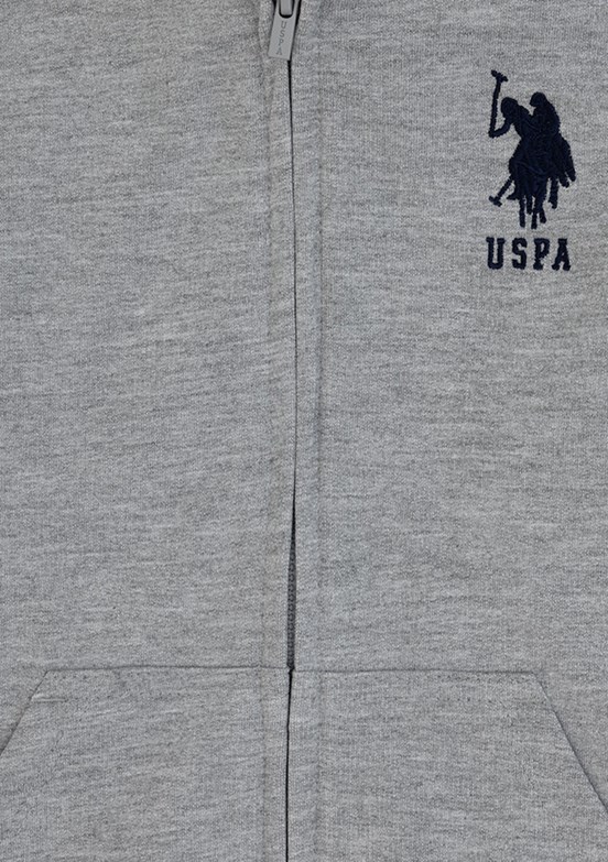 US POLO ASSN Gri Erkek Çocuk Basic Sweatshirt
