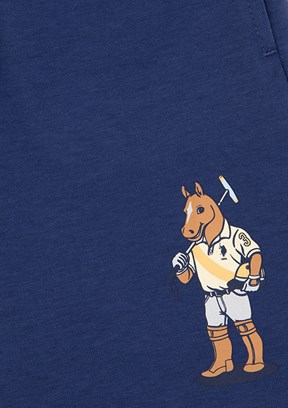 US POLO ASSN Lacivert Erkek Çocuk Kapri Şort