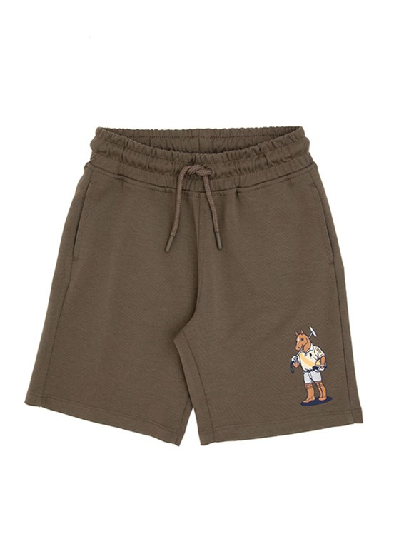 US POLO ASSN Bej Erkek Çocuk Kapri Şort