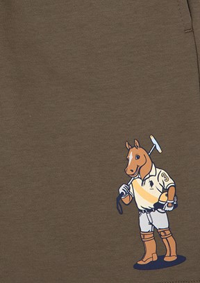 US POLO ASSN Bej Erkek Çocuk Kapri Şort