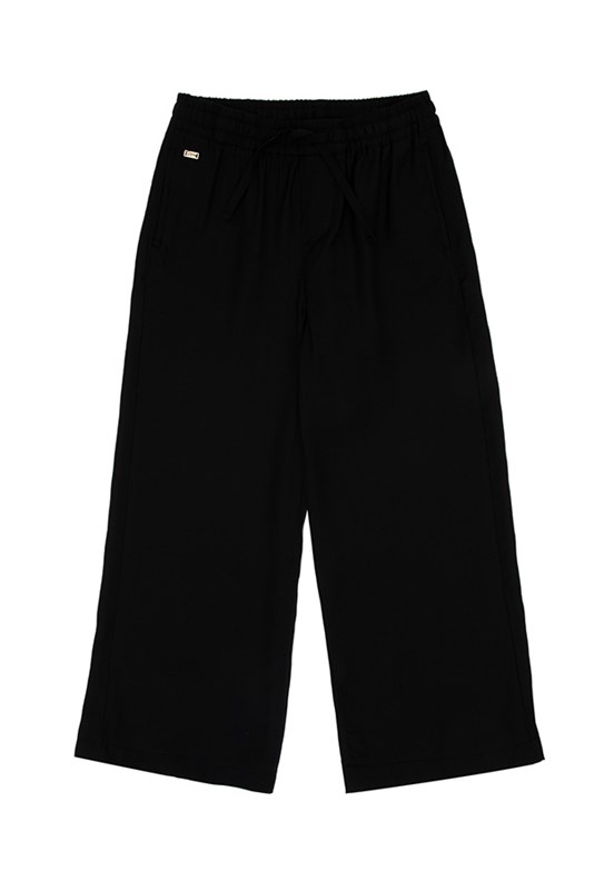 US POLO ASSN Siyah Kız Çocuk Relax Pantolon