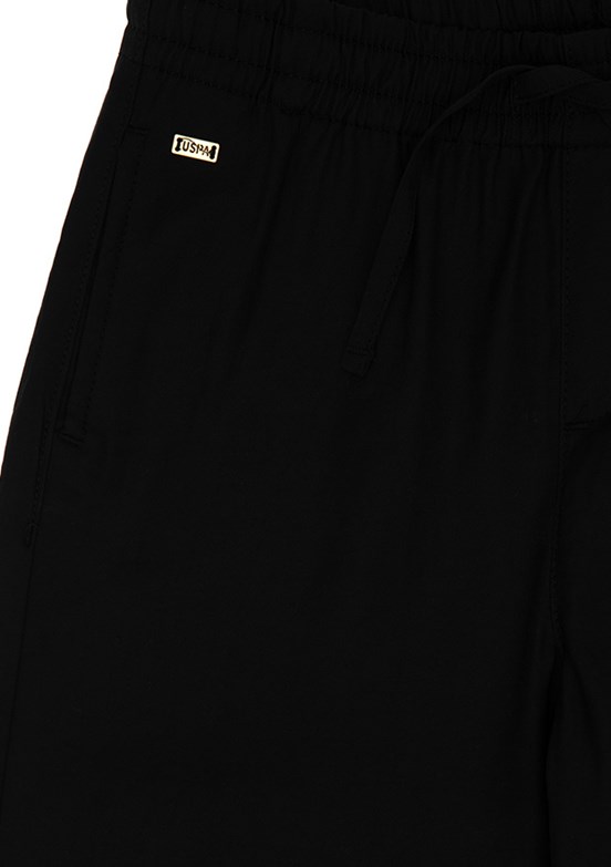 US POLO ASSN Siyah Kız Çocuk Relax Pantolon