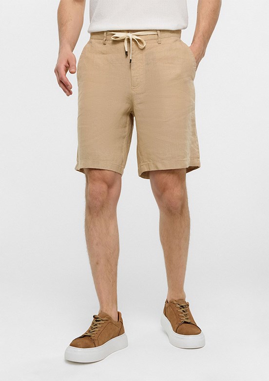 BACKANDBOND Bej Erkek Standart Pantolon