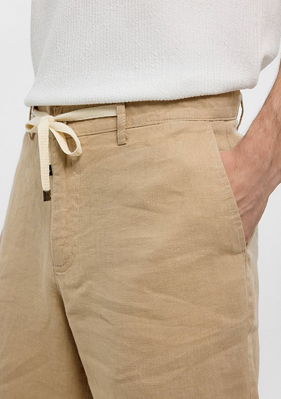 BACKANDBOND Bej Erkek Standart Pantolon