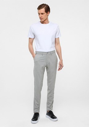 SÜVARİ Gri Erkek Slim Pantolon