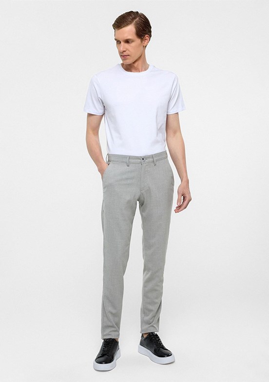SÜVARİ Gri Erkek Slim Pantolon