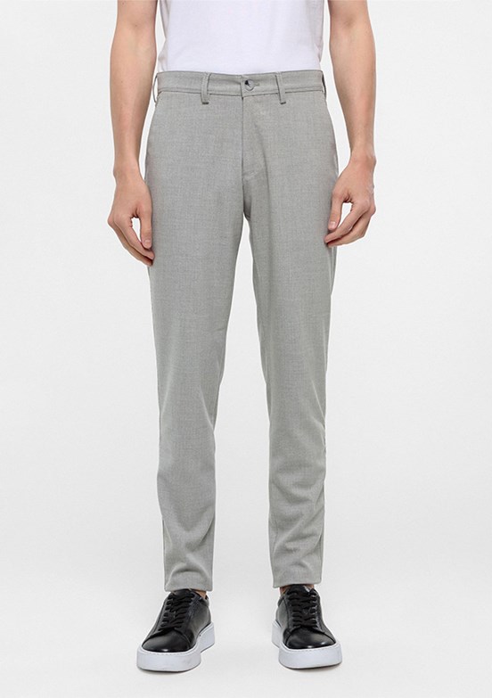 SÜVARİ Gri Erkek Slim Pantolon
