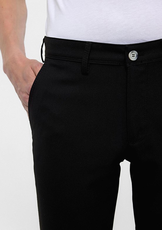 SÜVARİ Siyah Erkek Slim Pantolon