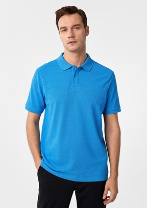 SÜVARİ Mavi Erkek Polo Yaka T-Shirt