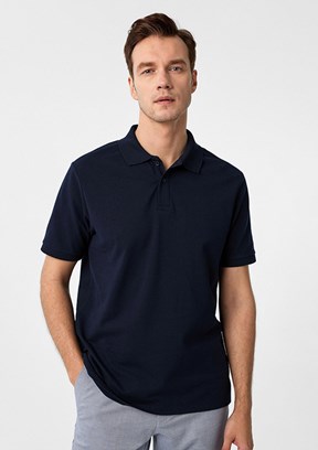 SÜVARİ Lacivert Erkek Polo Yaka T-Shirt