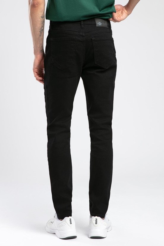LEE COOPER Jeff Erkek Superslim Fit Stay Black Jean Pantolon
