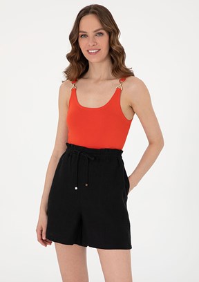PIERRE CARDIN Kırmızı Kadın Slim Kazak