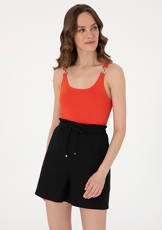 PIERRE CARDIN Kırmızı Kadın Slim Kazak