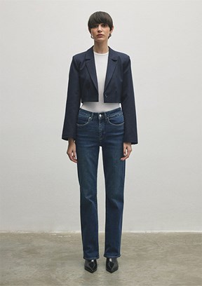 MAVİ BLISS - M101437-85292 Kadın Mavi Yüksek Bel Jean Pantolon