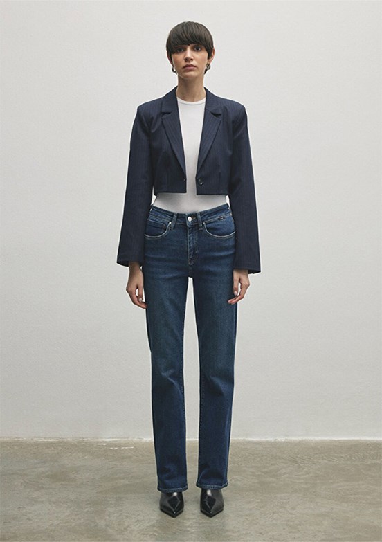 MAVİ BLISS - M101437-85292 Kadın Mavi Yüksek Bel Jean Pantolon