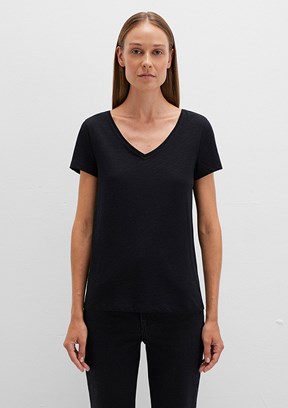 MAVİ - M168260-900 Kadın Siyah Kısa Kol T-Shirt
