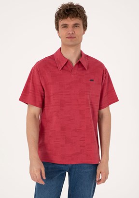 US POLO ASSN Mor Erkek Comfort T-Shirt