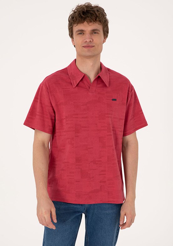 US POLO ASSN Mor Erkek Comfort T-Shirt