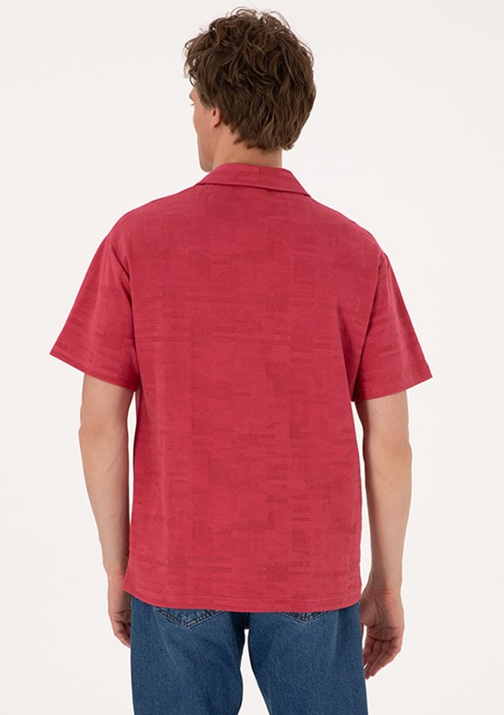US POLO ASSN Mor Erkek Comfort T-Shirt