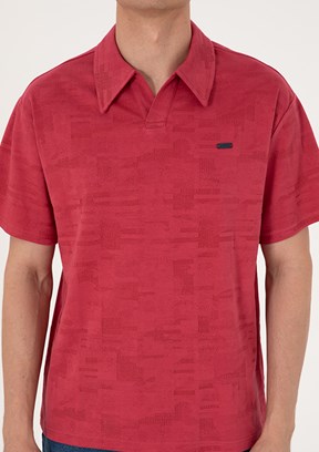 US POLO ASSN Mor Erkek Comfort T-Shirt