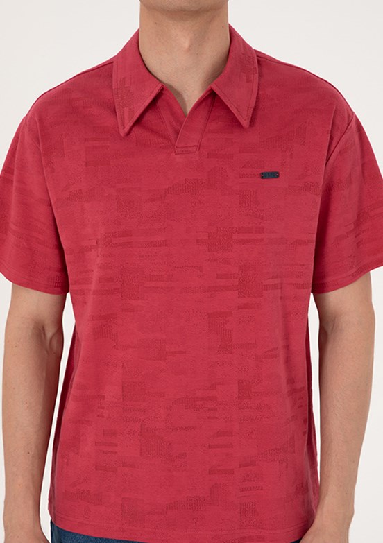 US POLO ASSN Mor Erkek Comfort T-Shirt