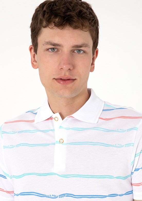 US POLO ASSN Beyaz Erkek Regular T-Shirt