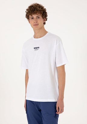 US POLO ASSN Beyaz Erkek Comfort T-Shirt