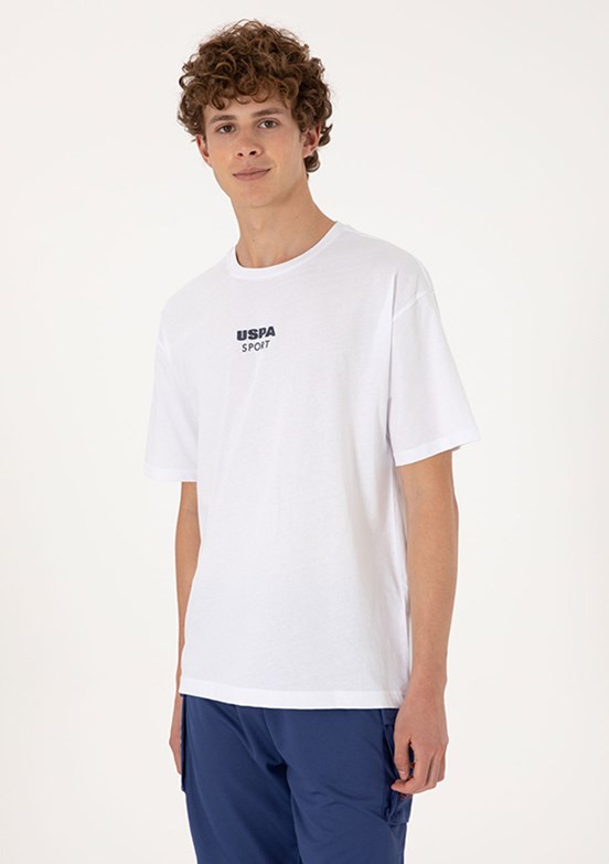 US POLO ASSN Beyaz Erkek Comfort T-Shirt