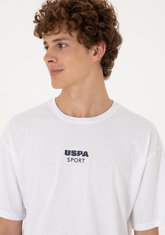 US POLO ASSN Beyaz Erkek Comfort T-Shirt