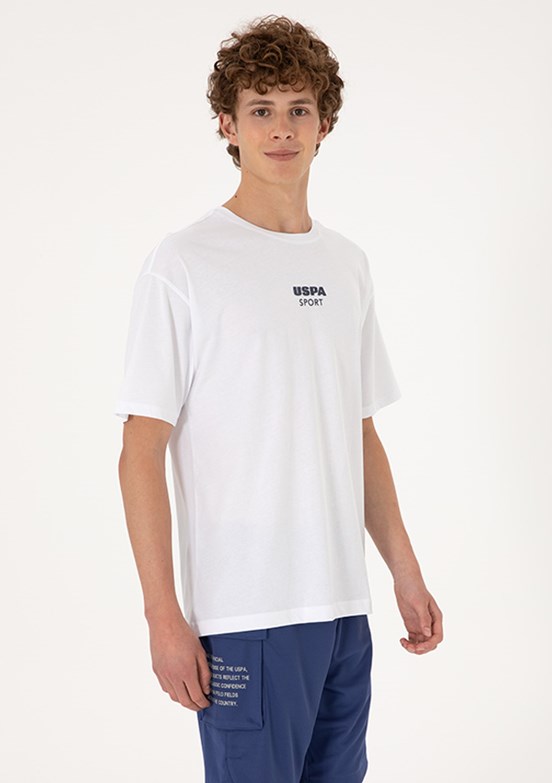 US POLO ASSN Beyaz Erkek Comfort T-Shirt