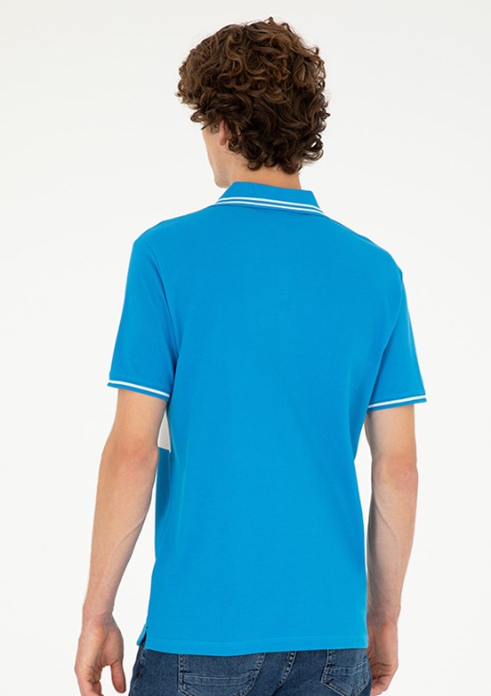 US POLO ASSN Mavi Erkek Regular T-Shirt