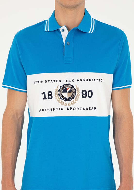 US POLO ASSN Mavi Erkek Regular T-Shirt