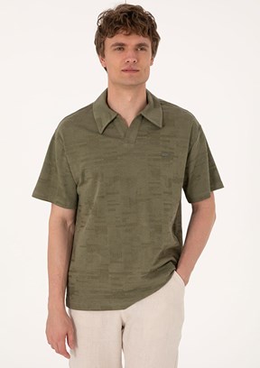 US POLO ASSN Yeşil Erkek Comfort T-Shirt