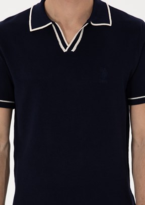 US POLO ASSN Lacivert Erkek Slim Kazak