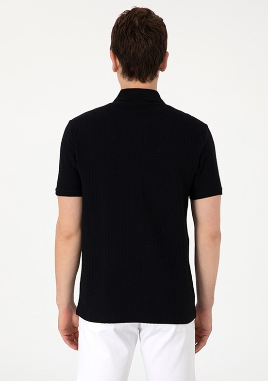 US POLO ASSN Siyah Erkek Regular T-Shirt