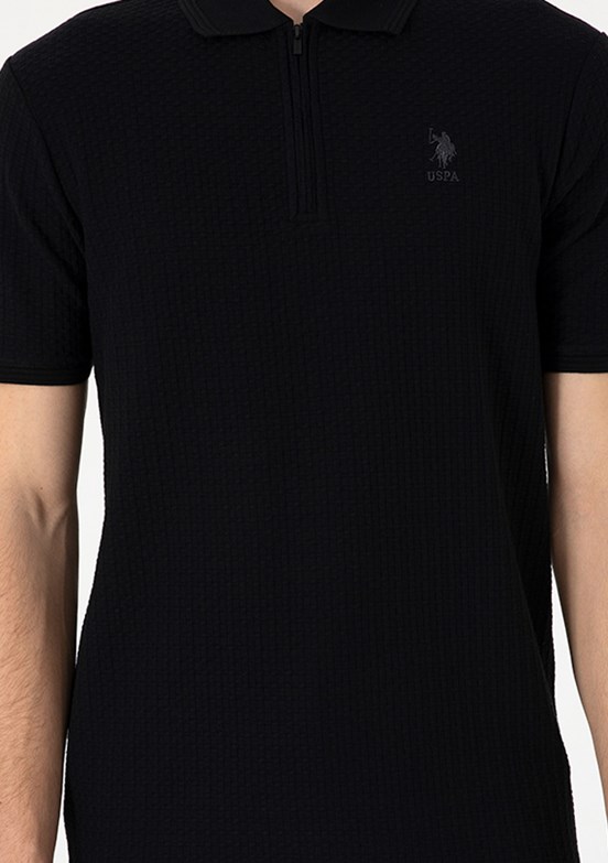 US POLO ASSN Siyah Erkek Regular T-Shirt